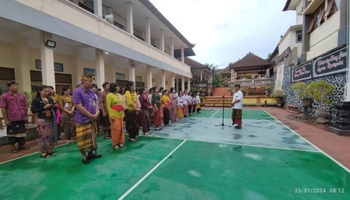 Seleksi Lomba Nyurat Aksara Bali Jenjang SD se Kecamatan Klungkung Tahun 2024